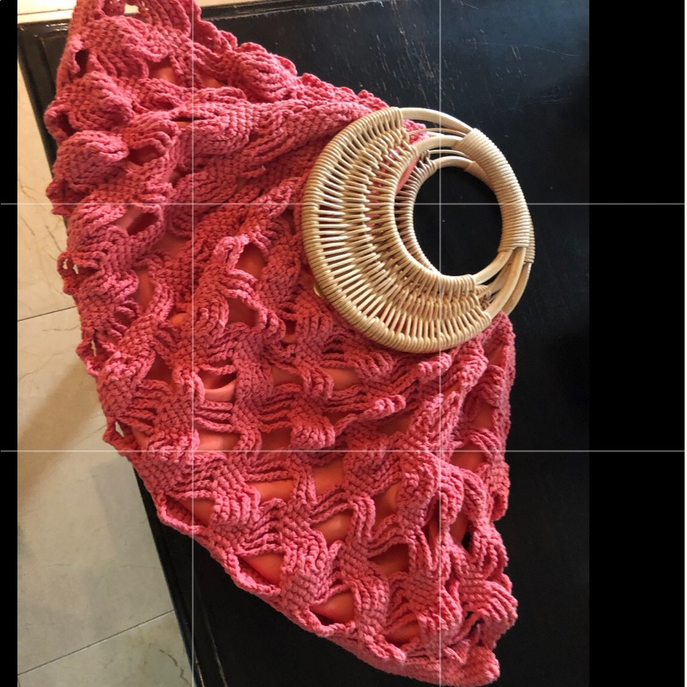 Handmade Crochet handbag/beach bag.